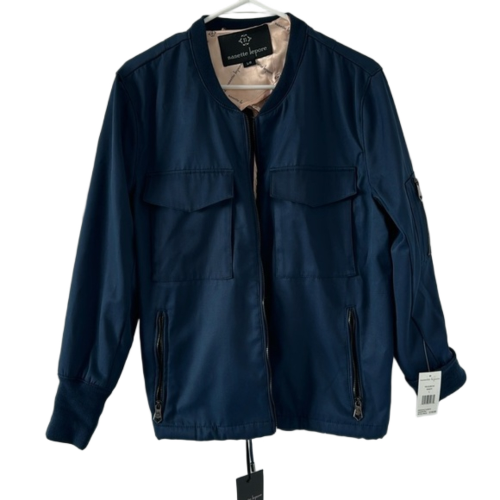 Nanette Lepore Navy Blue Jacket